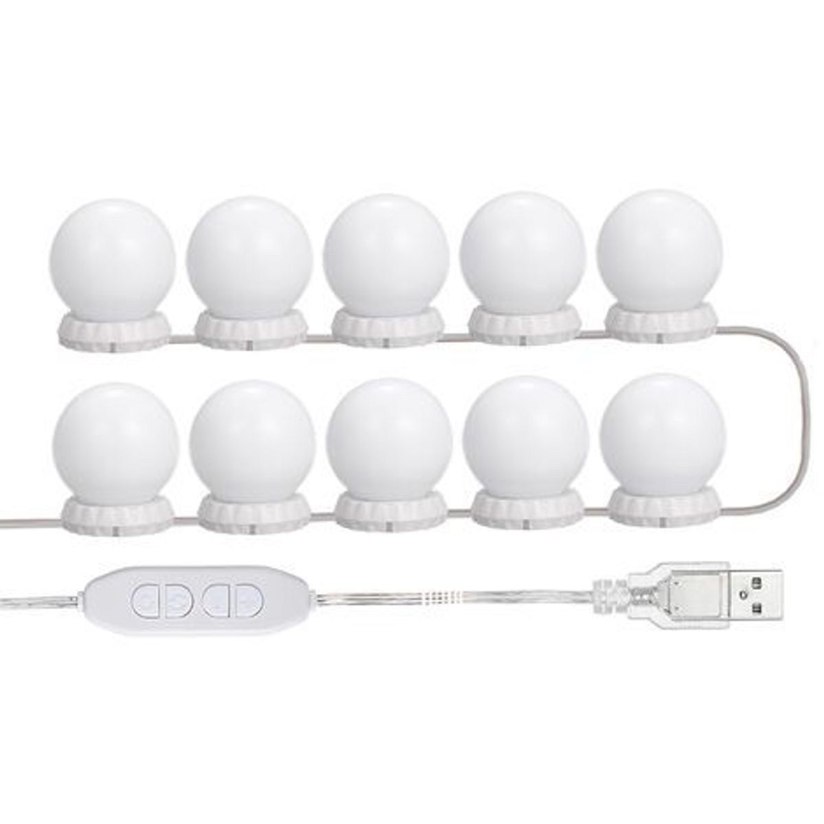 Ensemble D'�clairage Pour Miroir De Maquillage � Led, 10 Amp...