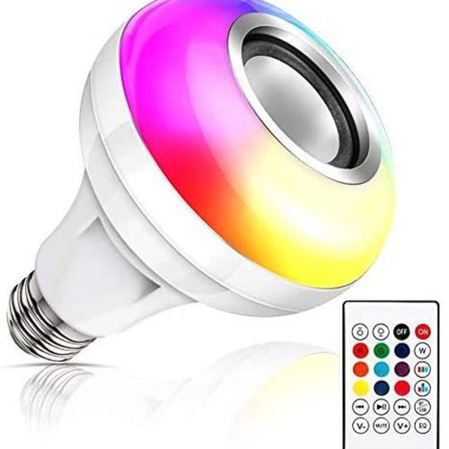 Ampoule Led Musicale, Haut-Parleur Bluetooth E27, Ampoule À Couleur Changeante Rvb Avec