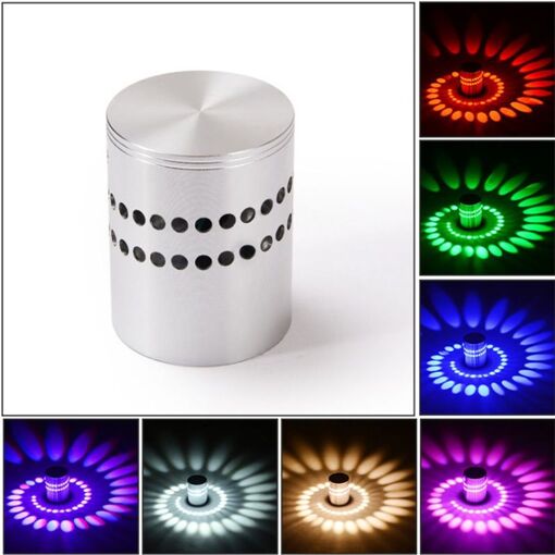 Applique Led En Forme De Spirale Avec T�l�commande, �clairag...