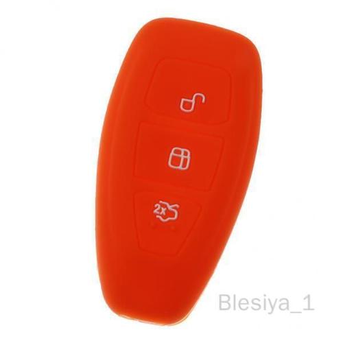 Couvercle De Boitier En Silicone Pour Clé Télécommande 3x3 Boutons Pour Orange 3 Pièces