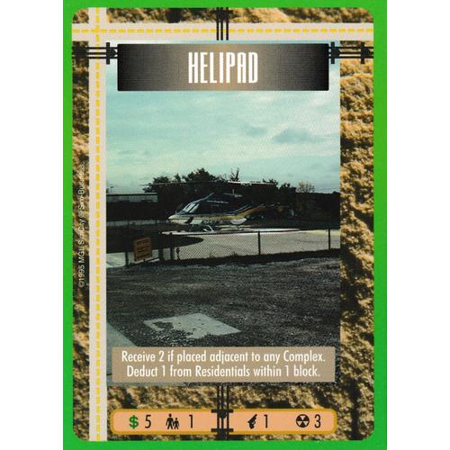 Carte - Sim City - The Card Game - Helipad - Vo