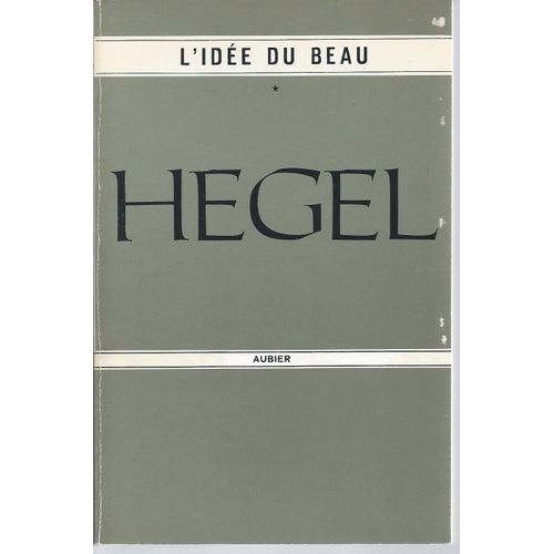 Esthétique ( Tome 2 ) : L'idée Du Beau