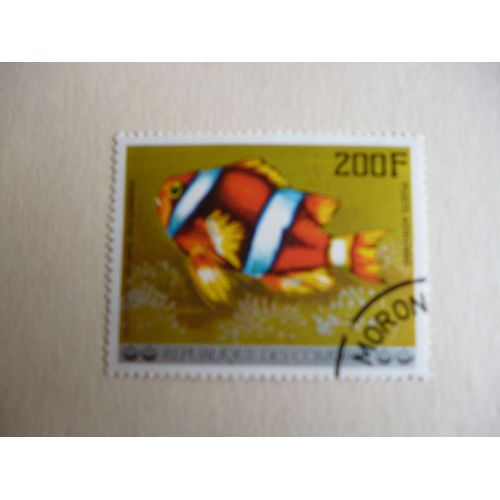 Timbre "Comores : Amphiprion :Archipel Des Comores".