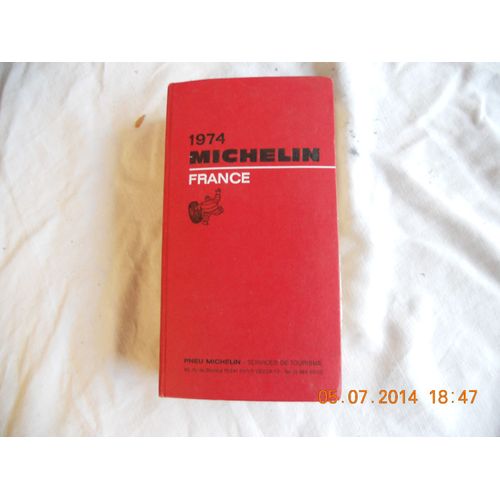 Guide Michelin France 1974