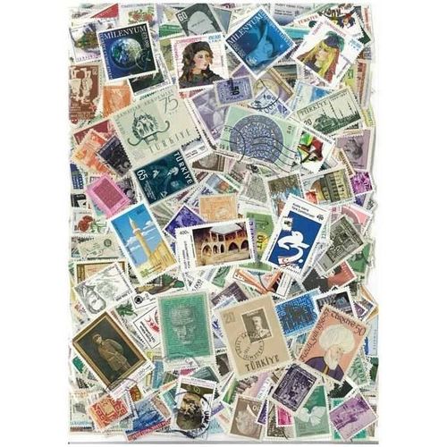 Turquie - 500 Timbres Differents
