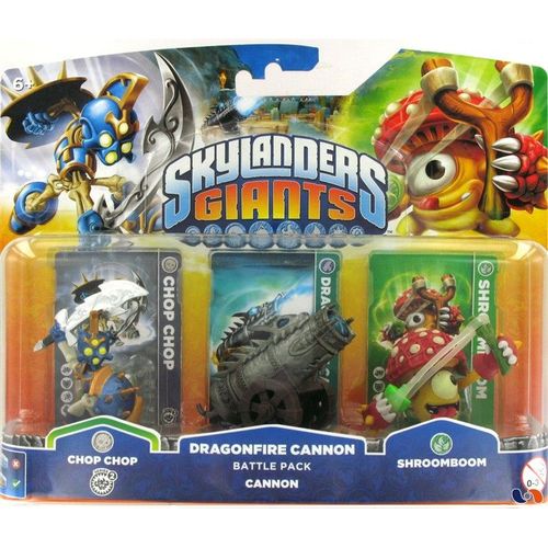 Skylanders Giants - Battlepack Cannon [Chop Chop + Shroomboom + Canon]