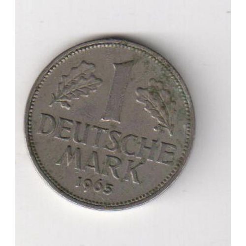 Pièce : Allemagne, R.F.A., 1 Mark, 1965