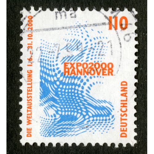 Timbre Oblitéré Deutschland, Die Weltausstellung 1.6 - 31.10.2000, Expo 2000 Hannover, 110