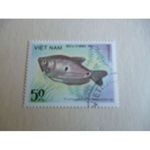 Timbre "Vietnam : Trichogaster Richpopterus".
