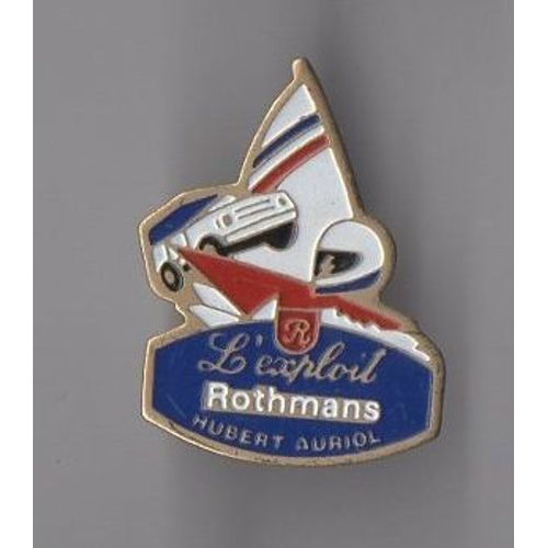 Pin's Cigarettes Rothmans / L'exploit Hubert Auriol