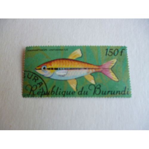 Timbre "Burundi :Nannaethiops Unitaeniatus