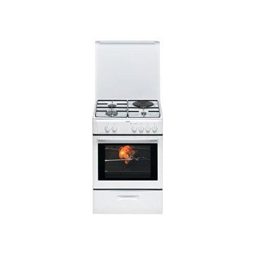 Sauter SCM610W - Cuisinière - pose libre - 90 cm - avec système auto-nettoyant - Classe D - blanc