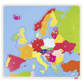 Puzzle Cadre - Carte de l'Europe en Allemand - 37 pièces LARSEN