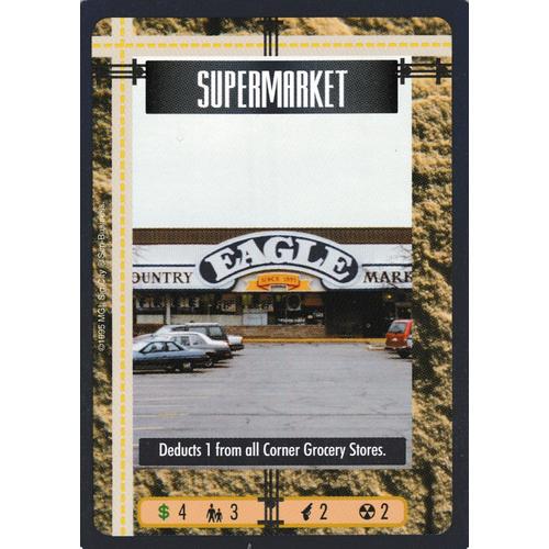 Carte - Sim City - The Card Game - Supermarket - Vo