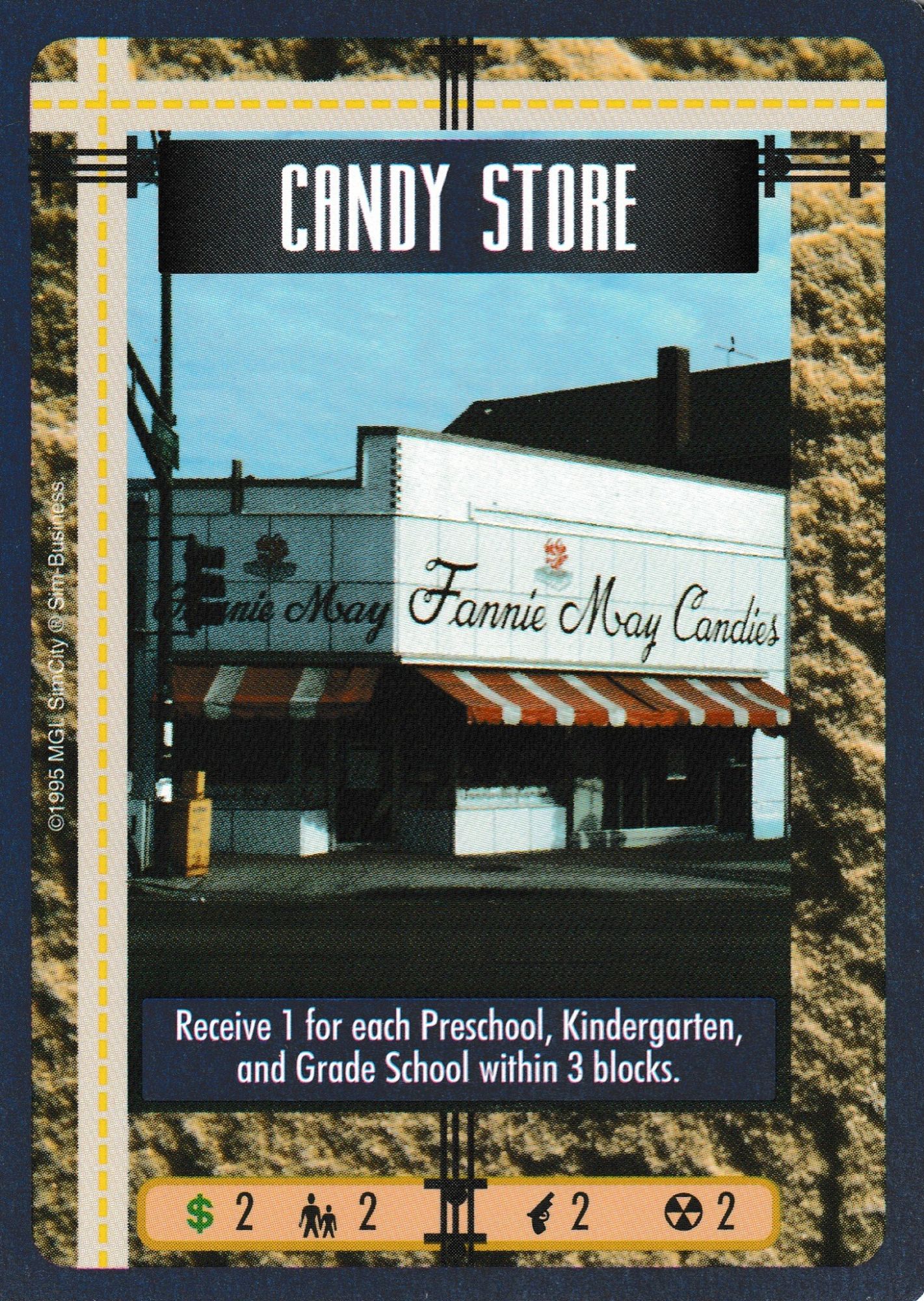 Carte - Sim City - The Card Game - Candy Store - Vo