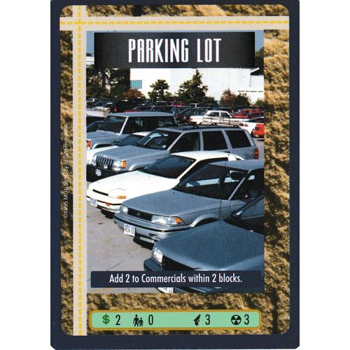 Carte - Sim City - The Card Game - Parking Lot - Vo