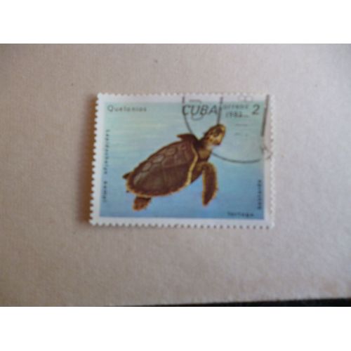 Timbre "Cuba 1983 :Tortuga Bastarda".