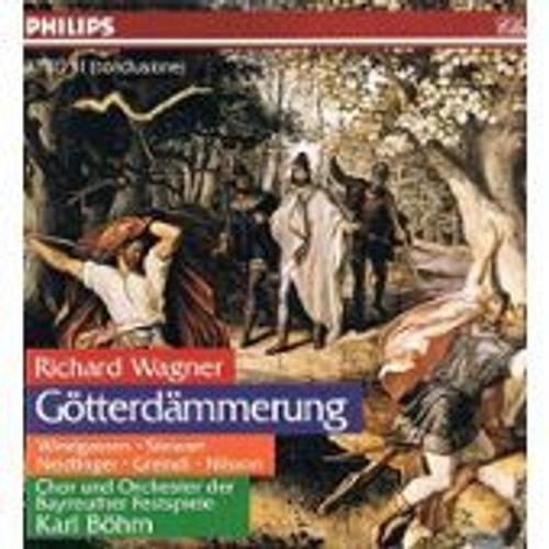 Lot 4 Cd Philips Italie Wagner Götterdämerung (Crépuscule) Choeur & Orch Bayreuth Dir Böhm Live 1967