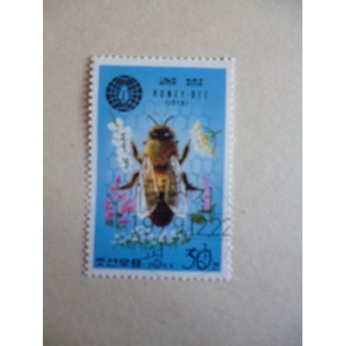 Timbre "Dprk Corée 1979 :Honeybee :Abeille".