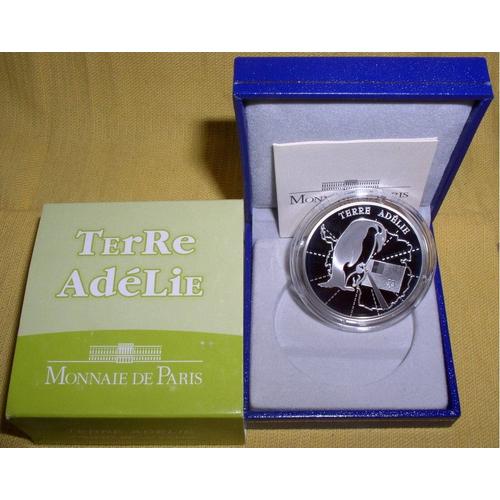 France 1,50 Euro Argent Terre Adélie 2008