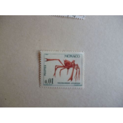 Timbre "Monaco 1964 :Araignée De Mer".