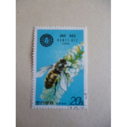 Timbre "Dprk Corée 1979 :Honeybee :Abeille".