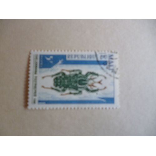 Timbre "Mali :Chelorrhina Polyphemus".