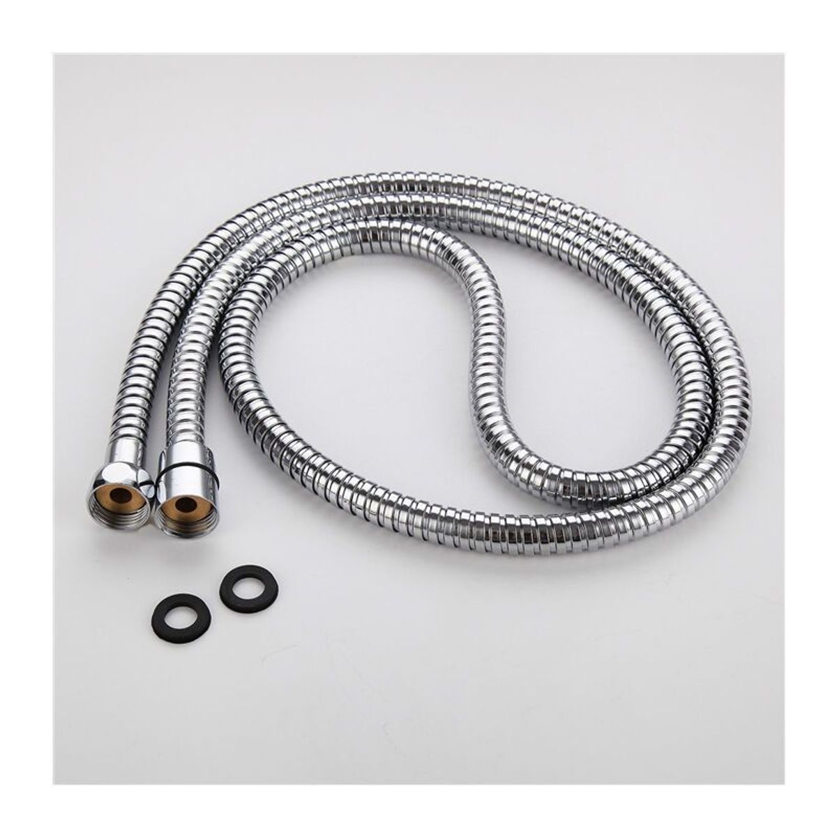 Flexible de douche inox flexible de douche chrom� 2m Cisea g... - 5