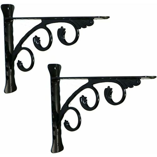 Supports Muraux De Support D'étagère En Fer Forgé, Support De Quincaillerie Flottant, Pour Femme Goodnice