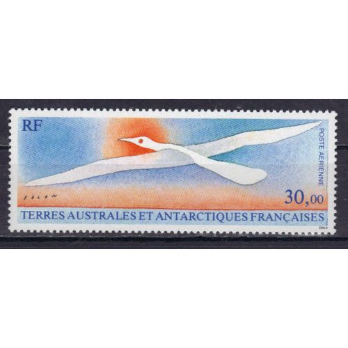 Terres Australes Et Antarctiques Francaises 1990 (Taaf) Poste Aerienne : Oiseau De Folon - Timbre 30 F. Bleu, Bleu Clair Et Rouge Neuf ** Cote 15 ¿