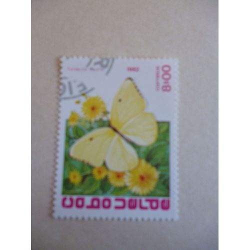 Timbre "Cabouerde 1982 :Catopsilia Florella".