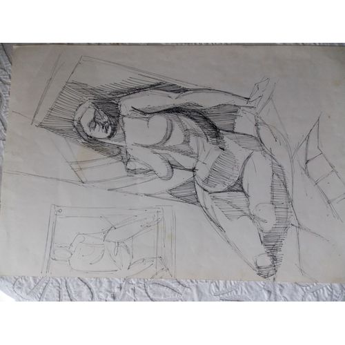 Peinture Geoges Zeiter 1932 Suberbe Nu Cubiste