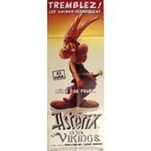 Astérix Et Les Vikings - Astérix - Uderzo - Stefan Fjeldmark - Affiche De Cinéma Pliée 160x60 Cm