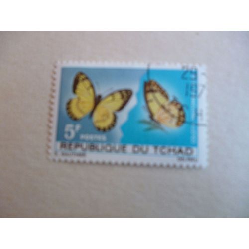 Timbre "Tchad :Colotis Protomedia Ruig".
