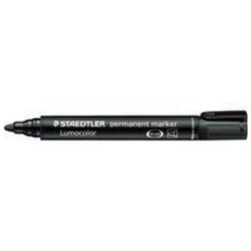 Staedtler Lot De 12 Marqueurs Permanent "Lumocolor 352" Noir Pte Ogive