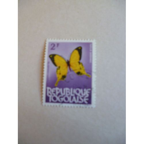 Timbre " Togo " Papilio Dardanus".
