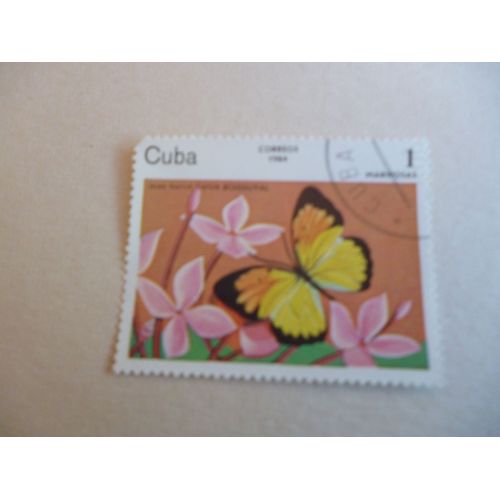 Timbre "Cuba 1984 : Ixias Balice Boisduval".