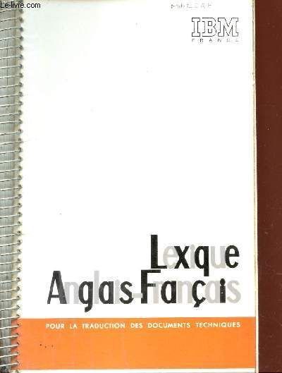 traduction anglais technique