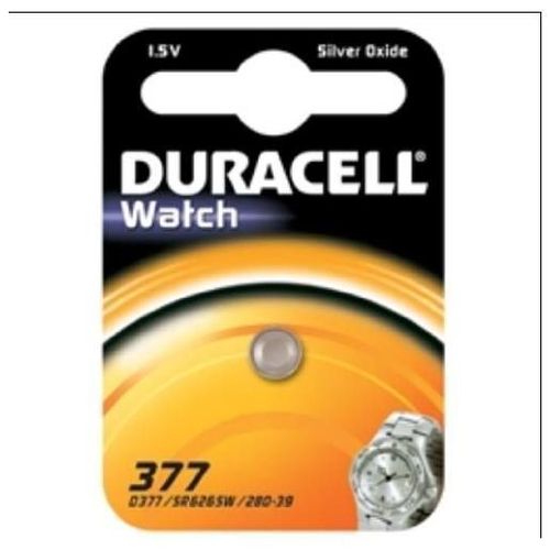 DURACELL Lot de 3 Piles oxyde argent "Watch" 377/SR66 1,5 Volt