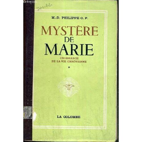 Mystere De Marie - Croissance De La Vie Chretienne