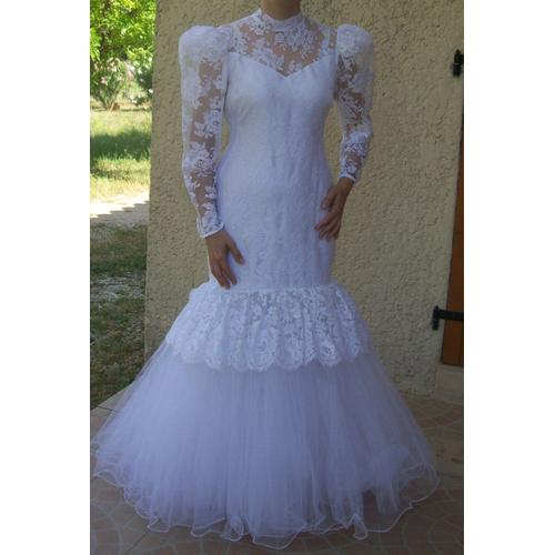 Robe De Mariée Forme Près Du Corps / Sirène / Fourreau / Créations J - Paris