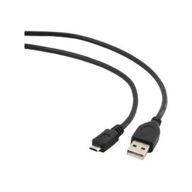 Gembird CCP-MUSB2-AMBM-0.3M - Câble USB - Micro-USB de type B (M) pour USB (M) - 30 cm - noir
