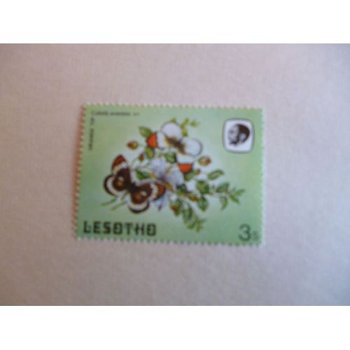 Timbre " Lesotho : Orange Tip".