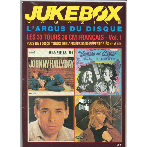Jukebox Magazine Argus Du Disque 33 Trs/30 Cm Français