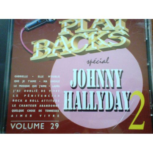 Play Back Vol. 29bis : Répertoire Johnny Hallyday # 2