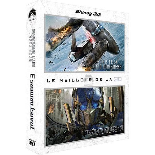Le Meilleur De La 3d : Star Trek Into Darkness + Transformers 3 - La Face Cachée De La Lune - Combo Blu-Ray 3d + Blu-Ray + Dvd