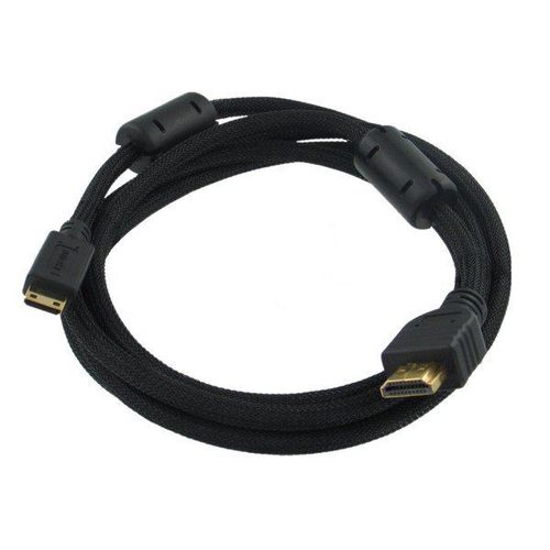 ASSMANN - Câble HDMI - 19 pin mini HDMI Type C mâle pour HDMI mâle - 2 m - noir