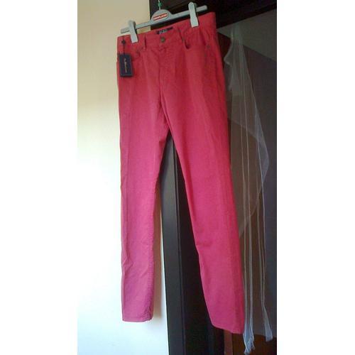 Pantalon Ralph Lauren, Rouge Rose Foncé, Neuf Avec Étiquette, T. L