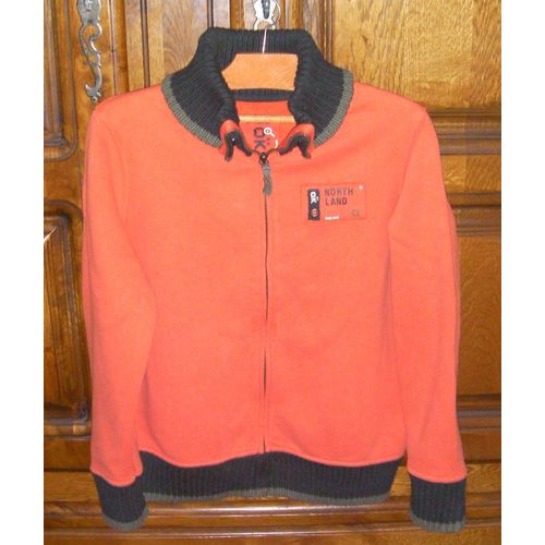 Sweat Orange Marque Okaïdi - Taille 12 Ans