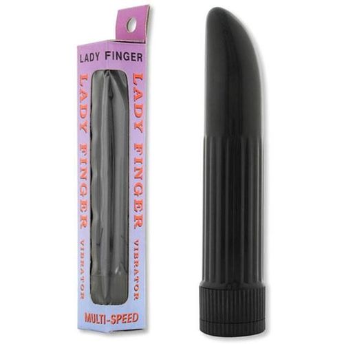 Vibromasseur Noir Lady Finger